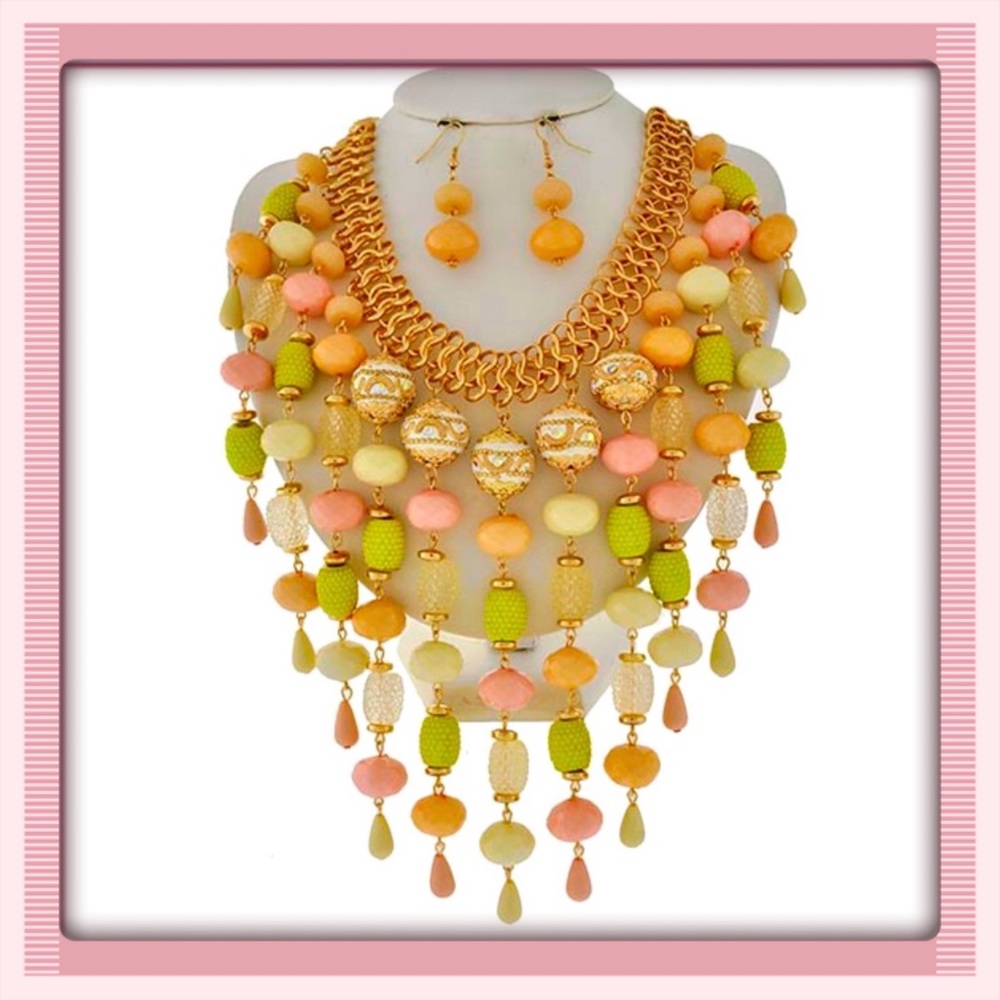 🪴Gypsy Rose Statement Necklace Set